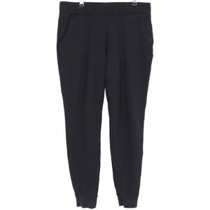 American Giant Women's Black Jogger Sweatpants Size M Athleisure Made in USA